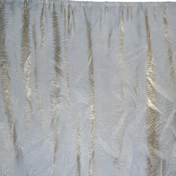 Curtains Shimmer Chameleon 2 Panels Table Runner Sage Green 70" x 24" Hand Made - Picture 2 of 7